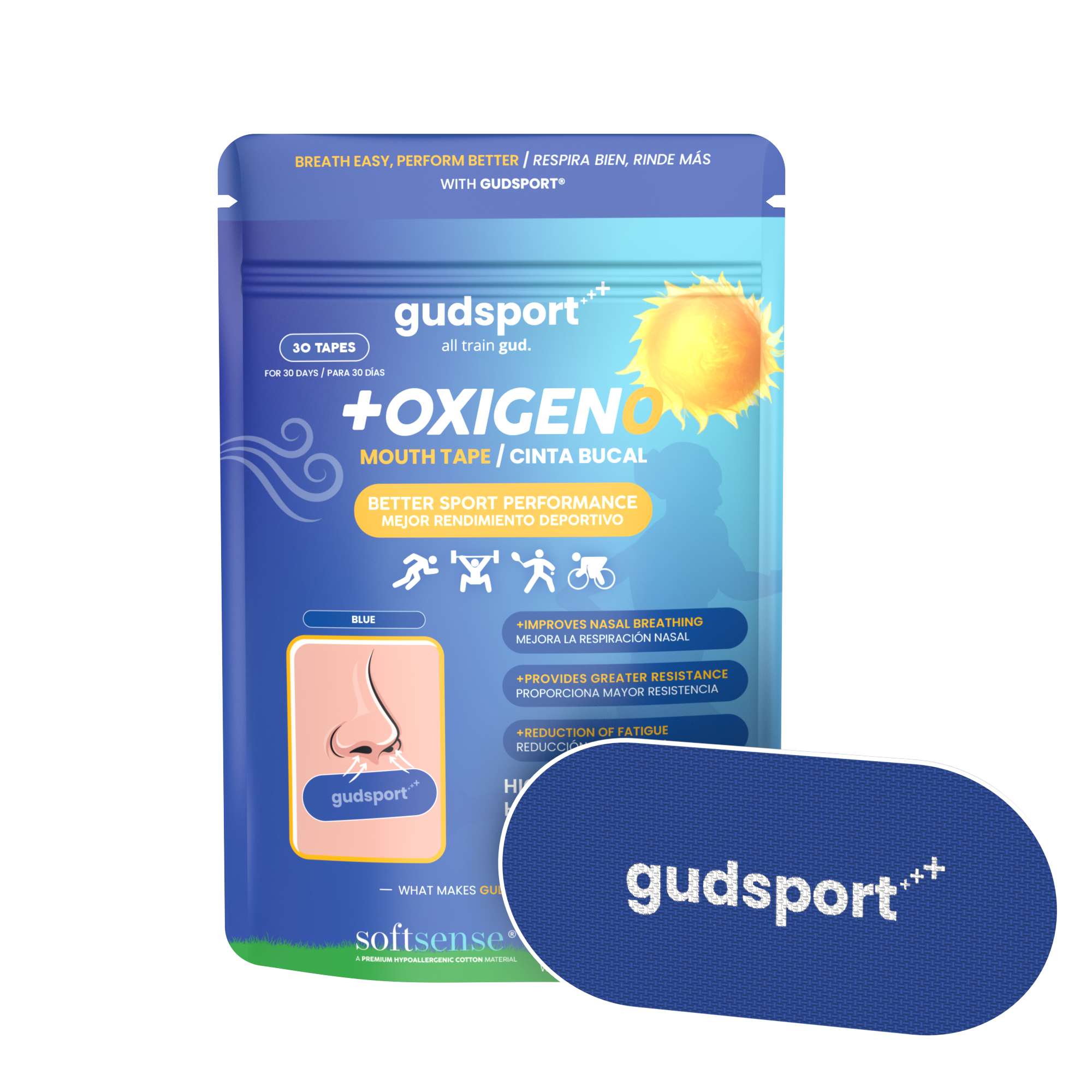 Gudsport® pásky na ústa