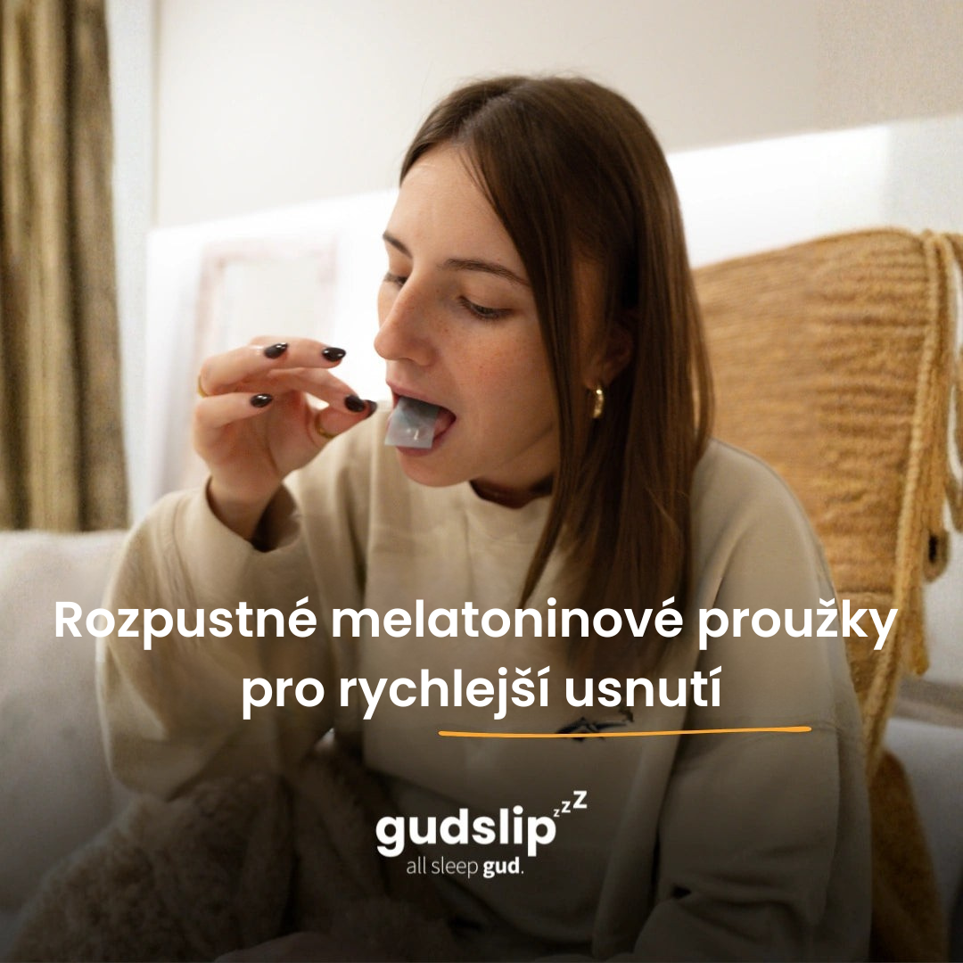 Melatoninové rozpustné proužky