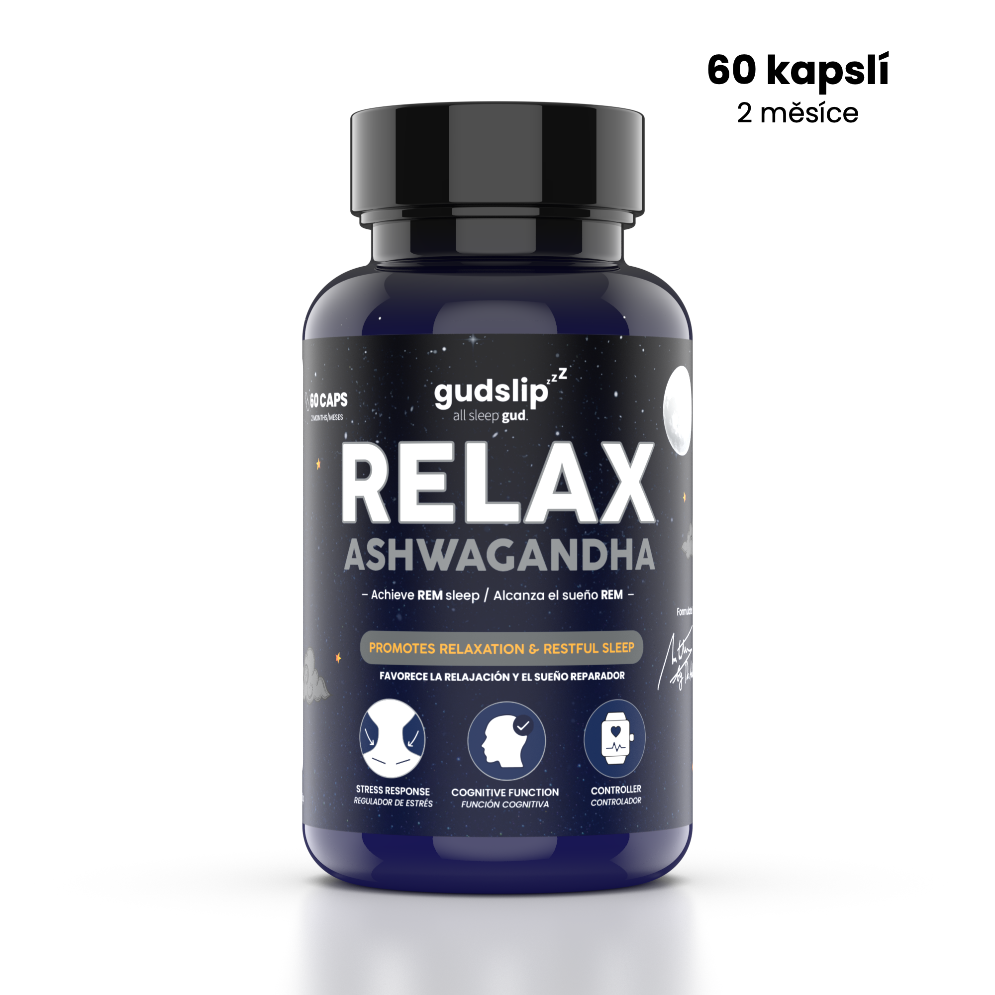 Ashwagandha 600mg - 60 kapslí