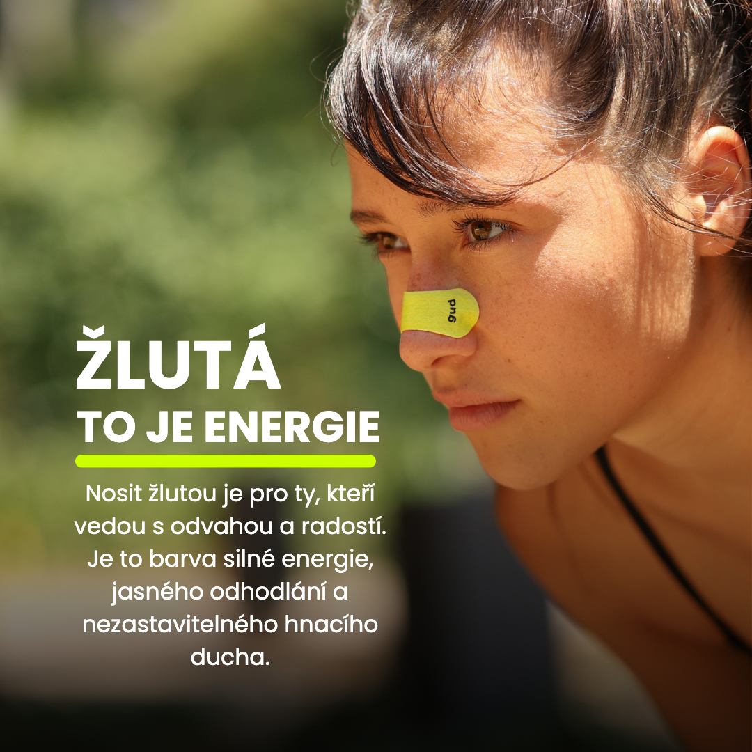 Gudsport® pásky na nos (žlutá)