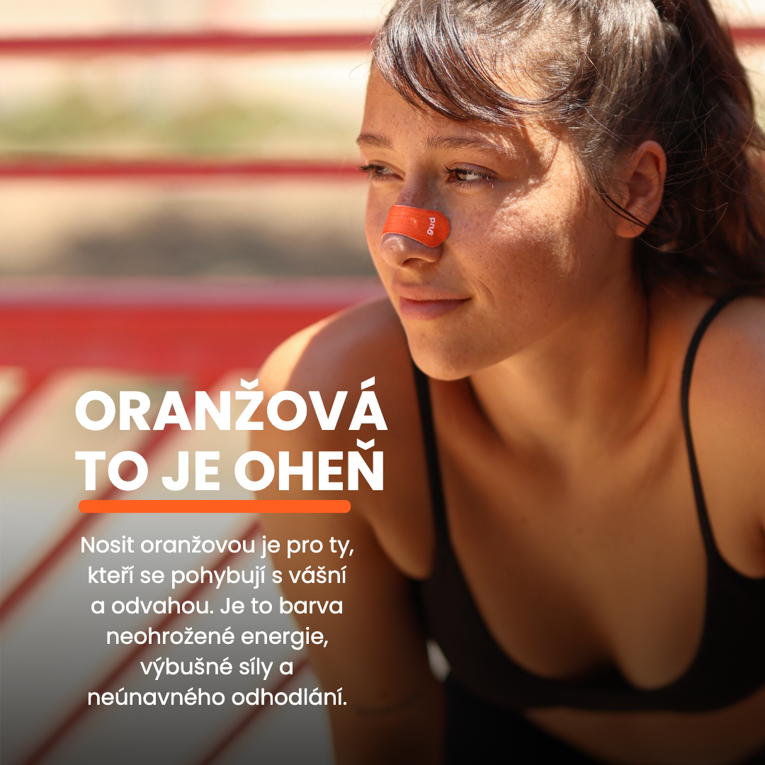 Gudsport® pásky na nos (oranžová)